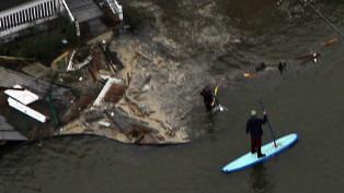 Hurricane Sandy damage Belmar NJ thumb