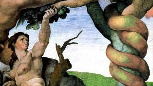 adam eve serpent michelangelo sistine chapel